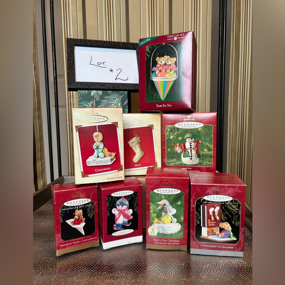 Hallmark and Carlton Cards ornaments